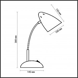 Настольная лампа Odeon Light GAP 2104/1T