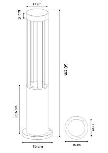 Уличный наземный светильник Arte Lamp Thuban A1060PA-1BK