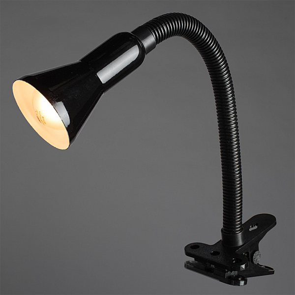 Настольная лампа на прищепке Arte Lamp Cord A1210LT-1BK