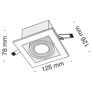 Карданный светильник Maytoni Metal DL008-2-01-S