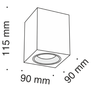 Накладной светильник Maytoni Alfa C013CL-01B