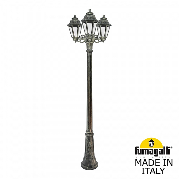 Столб фонарный уличный Fumagalli Anna E22.156.S30.BXF1R