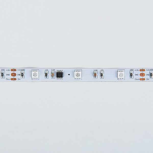 LED лента Elektrostandard Лента 12V Лента светодиодная 30Led 7,2W IP20 мульти (5050 12V 30Led 7,2W IP20) a027833