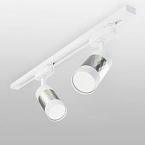 Трековый светильник Elektrostandard Mizar Mizar GU10 Белый/серебро (MRL 1007) однофазный