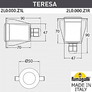 Уличный встраиваемый Fumagalli Teresa 2L0.000.000.AXZ1L