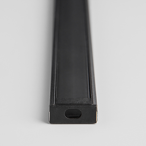 Профиль Elektrostandard LL-2-ALP006 LL-2-ALP006 Накладной алюминиевый профиль черный/черный для LED ленты (под ленту до 11mm)