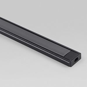 Профиль Elektrostandard LL-2-ALP006 LL-2-ALP006 Накладной алюминиевый профиль черный/черный для LED ленты (под ленту до 11mm)