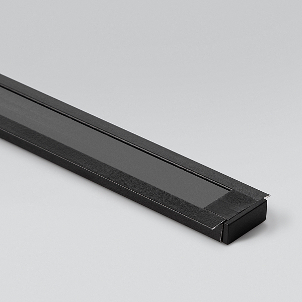 Профиль Elektrostandard LL-2-ALP007 LL-2-ALP007 Встраиваемый алюминиевый профиль черный/черный для LED ленты (под ленту до 11mm)