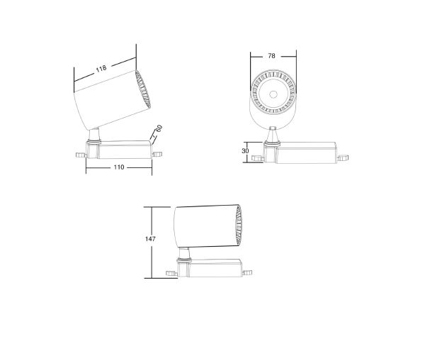 Трековый светильник Maytoni Vuoro Trinity TR029-3-10W3K-B