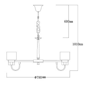 Подвесная люстра MW Light Элла 483015108