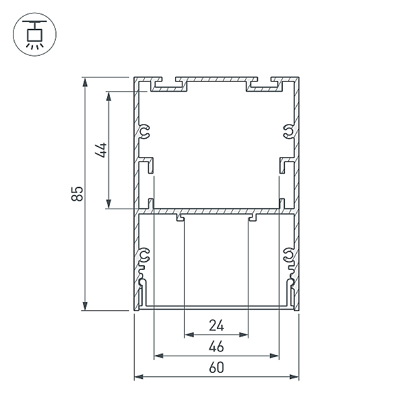 Профиль Arlight Arh-Line 018508