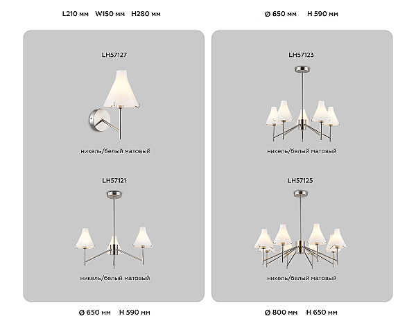 Потолочная люстра Ambrella Modern LH57121