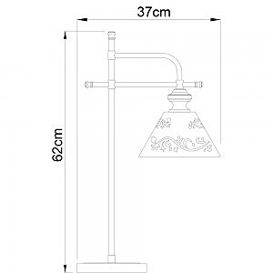 Настольная лампа Arte Lamp KENSINGTON A1511LT-1PB