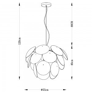 Подвесная люстра Arte Lamp PALMER A5694SP-5WH