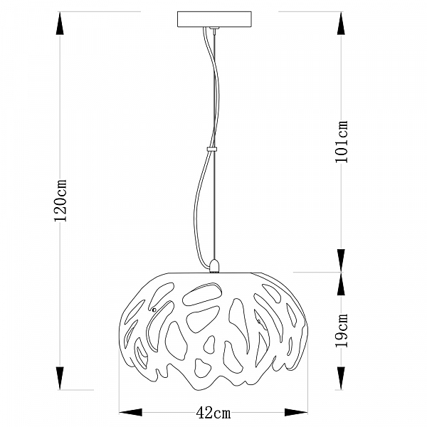 Подвесная люстра Arte Lamp JUPITER A5814SP-3WH