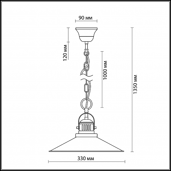 Светильник подвесной Odeon Light LATURA 2898/1A