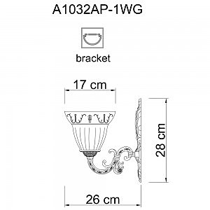 Настенное бра Arte Lamp A1032AP-1WG