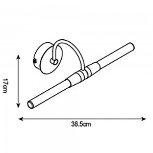 Светильник для ванной Arte Lamp A1208AP-2CC