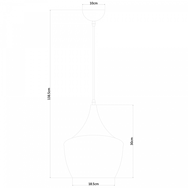 Светильник подвесной Arte Lamp A3407SP-1WH