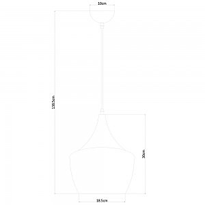 Светильник подвесной Arte Lamp A3407SP-1WH