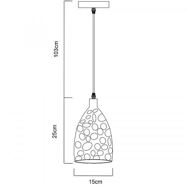 Светильник подвесной Arte Lamp A4083SP-1SS