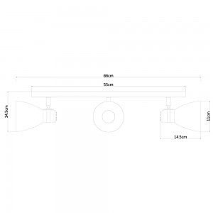 Светильник спот Arte Lamp A5049PL-3WH