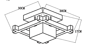 Светильник потолочный Arte Lamp A8252PL-1BR