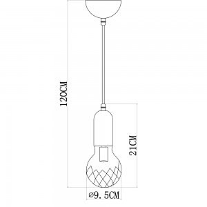 Светильник с птичками Salute A8040SP-1SG Arte Lamp