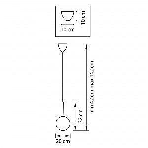 Светильник подвесной Lightstar Globo 813022