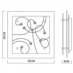 Настенно потолочный светильник Arte Lamp TIANA A4042PL-2CC