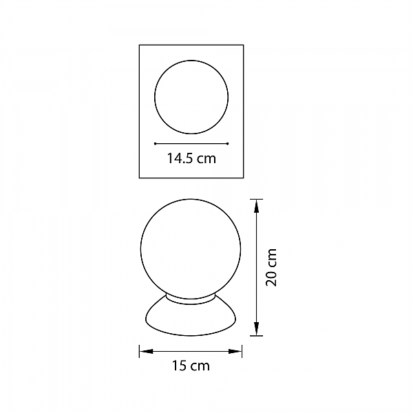 Настольная лампа Lightstar Globo 813911
