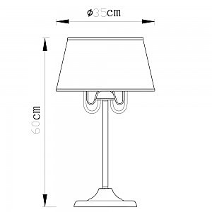 Настольная лампа Arte Lamp Dante A1150LT-3CC