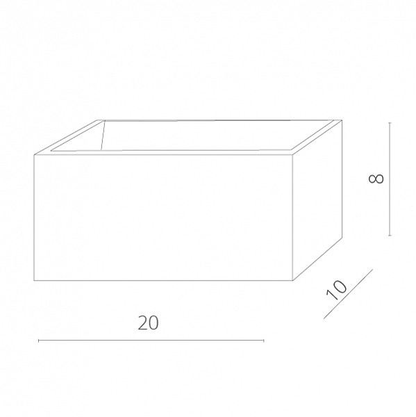 Настенное бра Arte Lamp Cassetta A1422AP-1WH