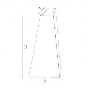 Уличный LED настенный светильник Arte Lamp Cometa A1524AL-1WH