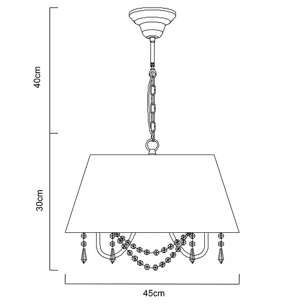 Подвесная люстра Arte Lamp Armonico A5008SP-3GO