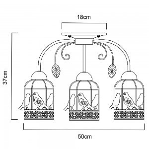 Потолочная люстра Arte Lamp Cincia A5090PL-3WG