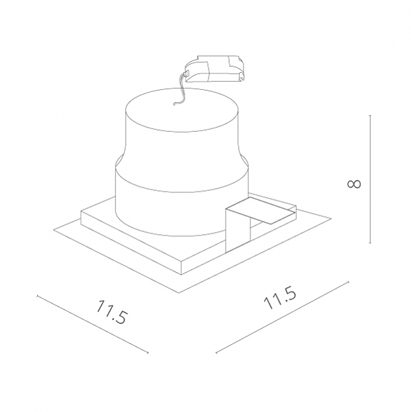 Карданный светильник Arte Lamp Privato A7007PL-1WH