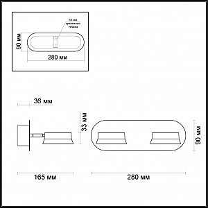 Светильник спот Odeon Light Wengelina 3537/2WL