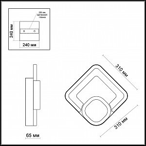 Настенное бра Odeon Light Leo 4023/36WL