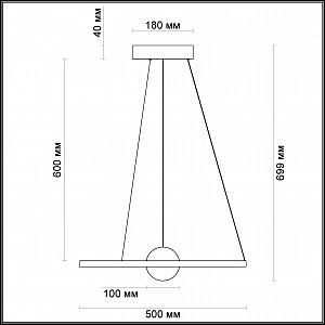 Светильник подвесной Odeon Light Lond 4031/21L