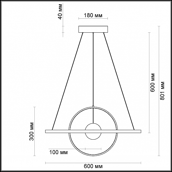 Светильник подвесной Odeon Light Lond 4031/40L