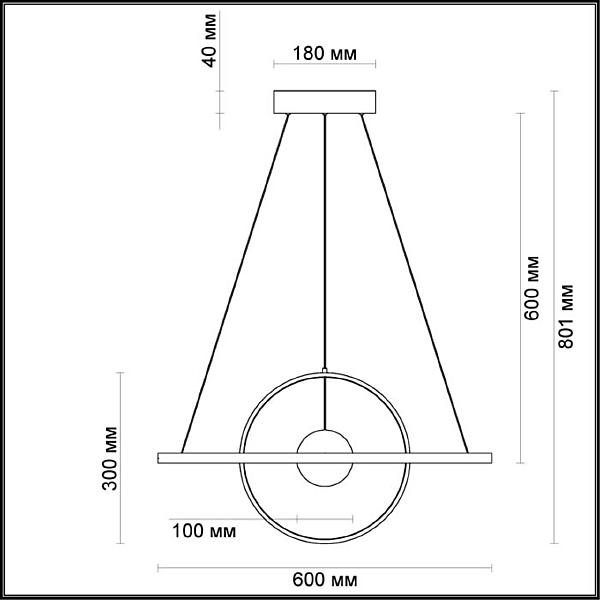 Светильник подвесной Odeon Light Lond 4031/40L