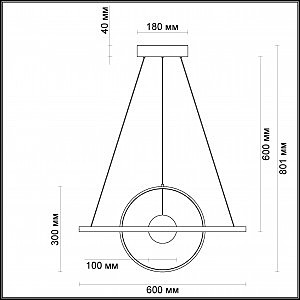 Светильник подвесной Odeon Light Lond 4031/40L