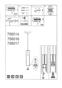 Светильник подвесной Lightstar Cilino 756016