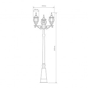 Elektrostandart NLG99HL005 NLG99HL005 черное золото нов. уп.