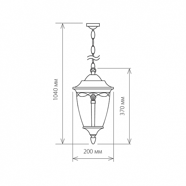 Elektrostandart Mensa Mensa H черное золото (GLXT-1473H)