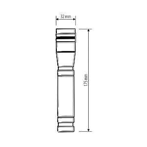 Фонарик Elektrostandard Discoverer FLS03-14-3W 160m BK Черный (Discoverer 3)