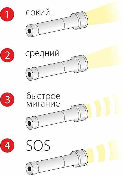 Фонарик Elektrostandard FLS12-15,5-7W 300m ChC Темно-серый (Agent)