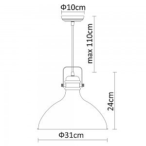 Светильник подвесной Arte Lamp Mark A1102SP-1AB