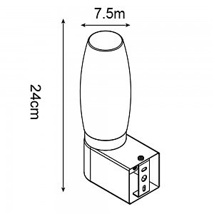 Настенное бра Arte Lamp Aqua A1209AP-1WH